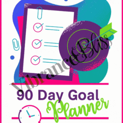 Colorful illustration featuring a checklist, a target with an arrow, a clock, and bold