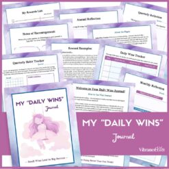 A sample preview of the Personal Growth Planner (Copy) displays multiple pastel-themed pages designed for tracking habits, rewards, reflections, motivation, and encouragement.