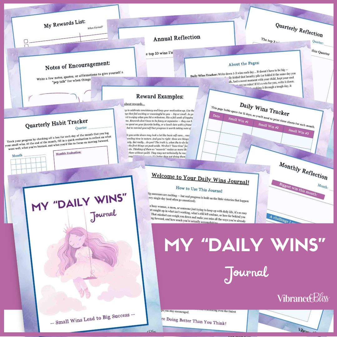 A sample preview of the Personal Growth Planner (Copy) displays multiple pastel-themed pages designed for tracking habits, rewards, reflections, motivation, and encouragement.