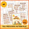 Fall Preschool Pattern Play